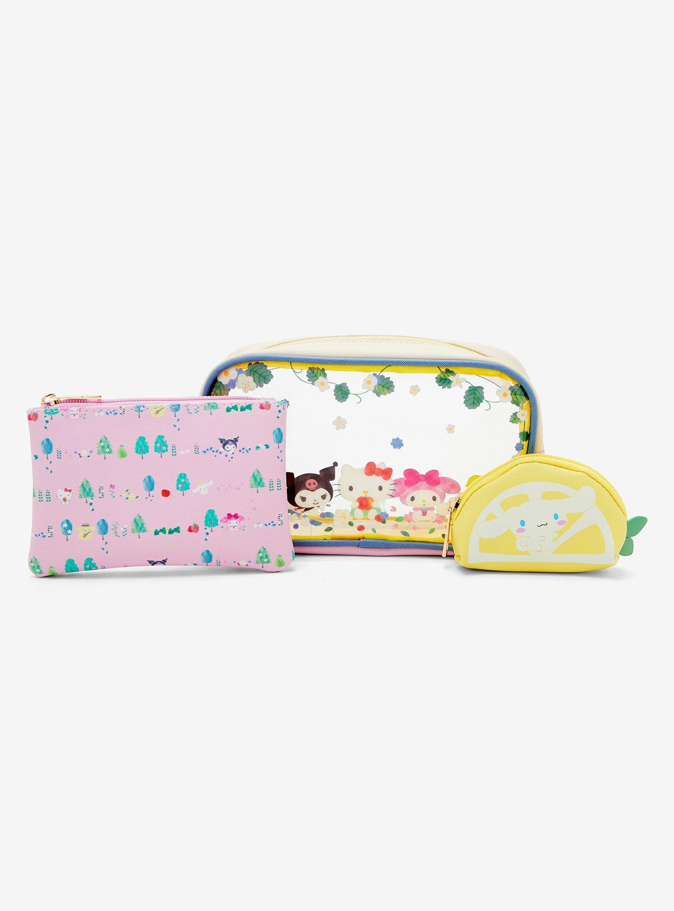 Sanrio Hello Kitty and Friends Floral Cosmetic Bag Set - BoxLunch Exclusive, , alternate