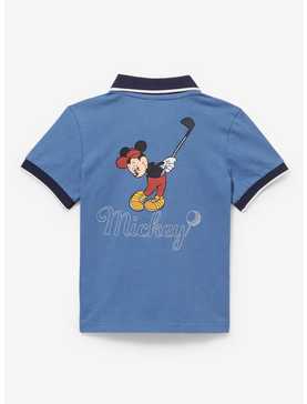 Disney Mickey Mouse Golf Letterman Toddler Polo Shirt — BoxLunch Exclusive, , hi-res