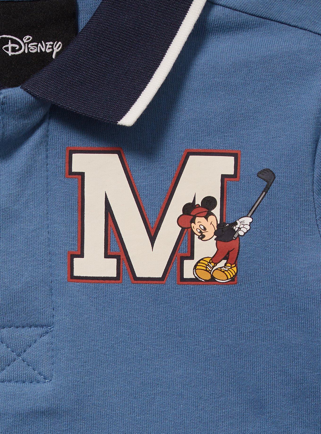 Disney Mickey Mouse Golf Letterman Toddler Polo Shirt &mdash; BoxLunch Exclusive, MULTI, alternate