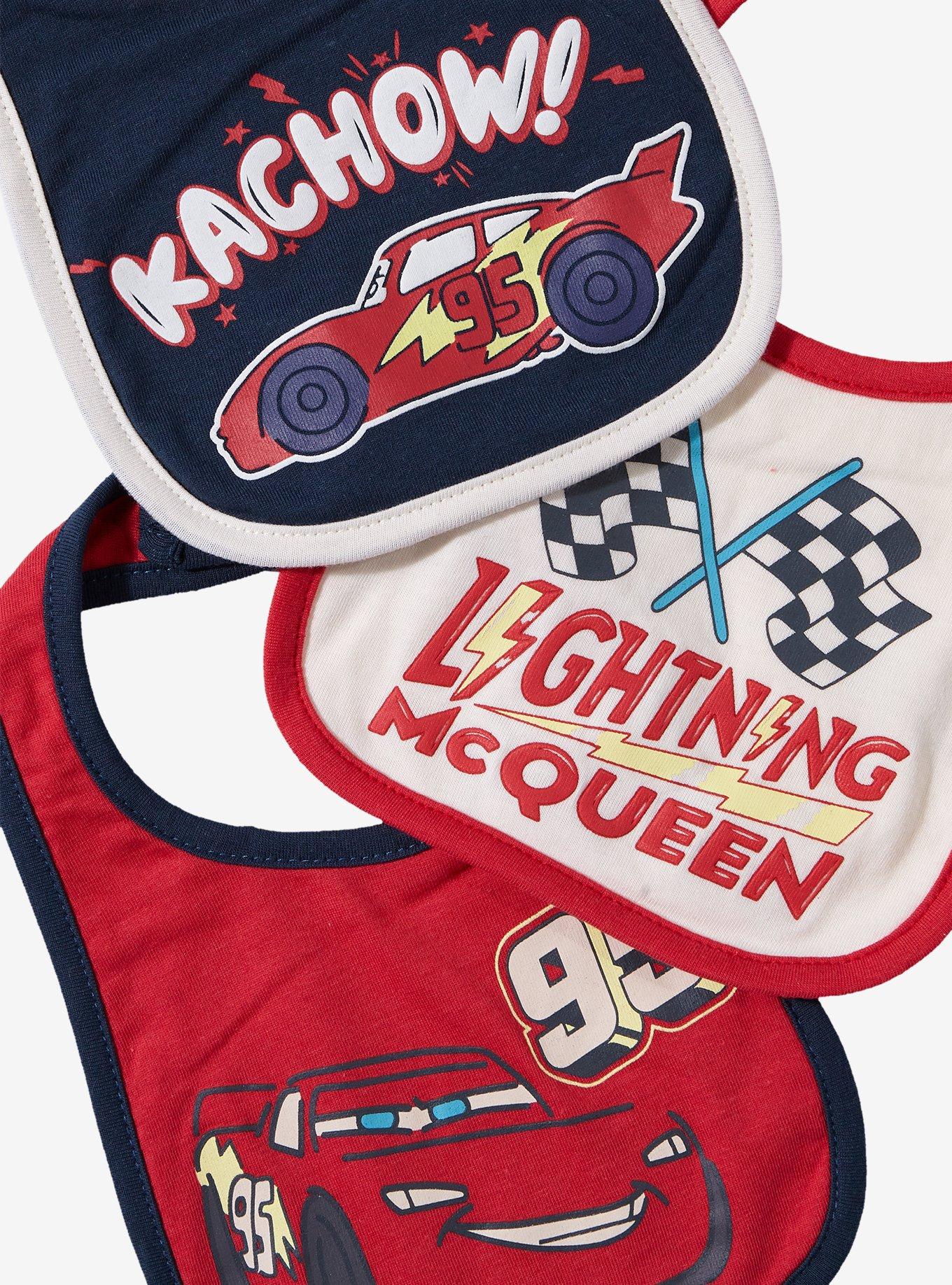 Disney Pixar Cars Lightning McQueen Icons Bib Set - BoxLunch Exclusive, , alternate