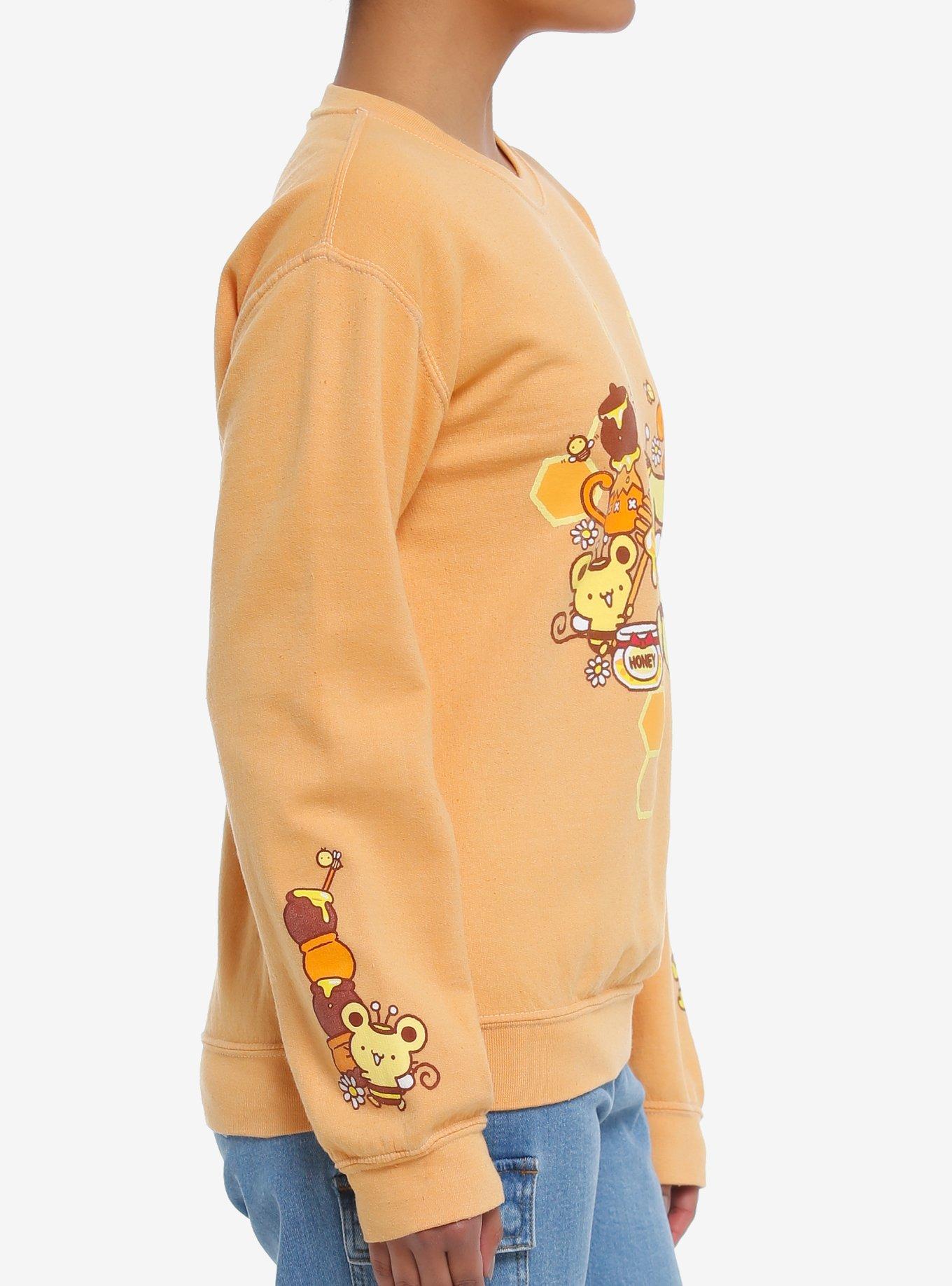 Pompompurin Honey Bee Girls Sweatshirt, MULTI, alternate