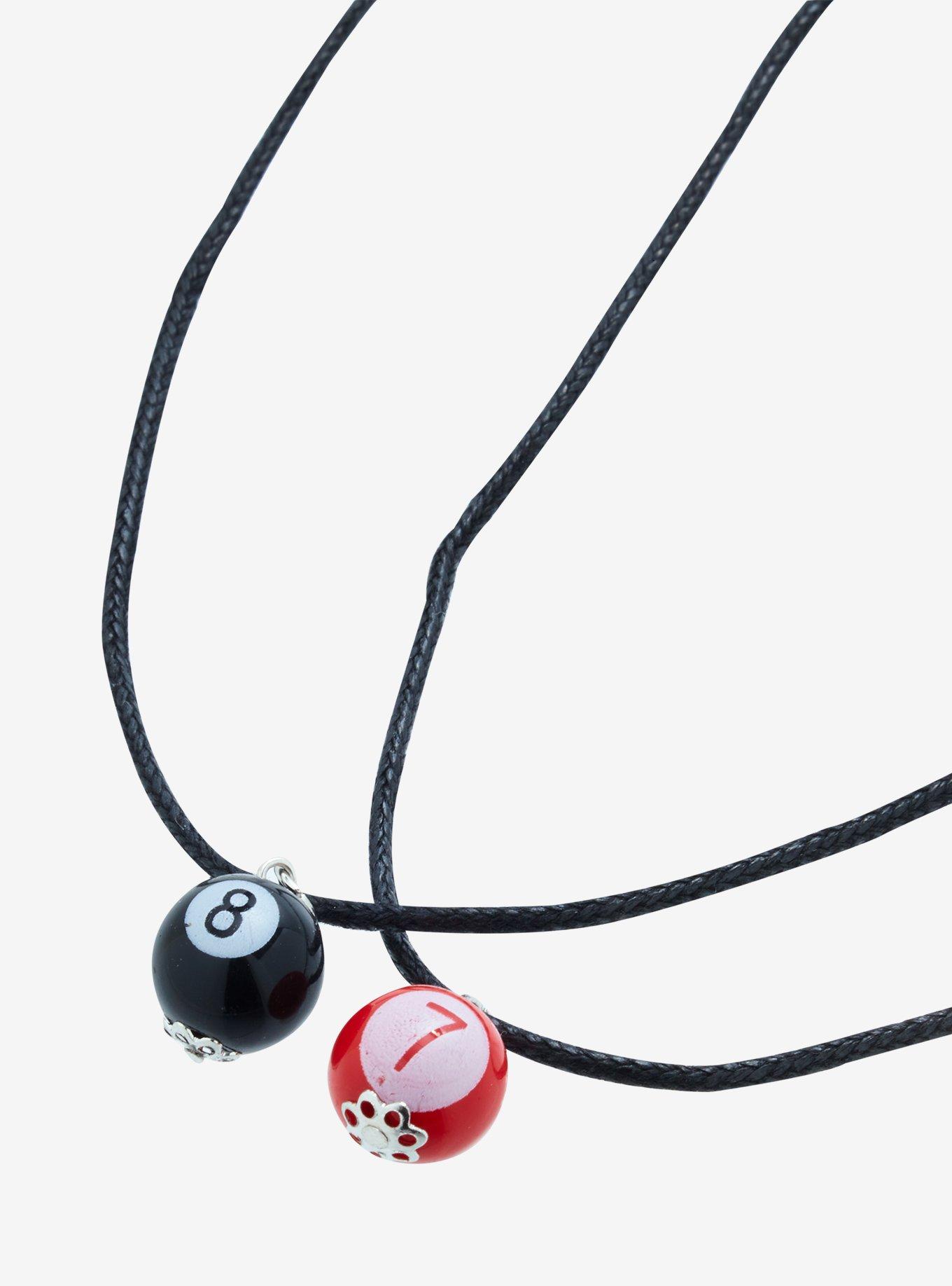 Social Collision® 8 & 7 Ball Best Friend Necklace Set, , alternate