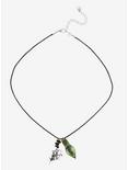 Thorn & Fable Fairy Moon Bottle Pendant Cord Necklace, , alternate