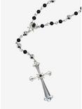Social Collision® Spider Cross Rosary Necklace, , alternate