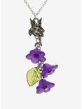 Thorn & Fable® Black & Purple Fairy Flower Best Friend Necklace Set, , alternate