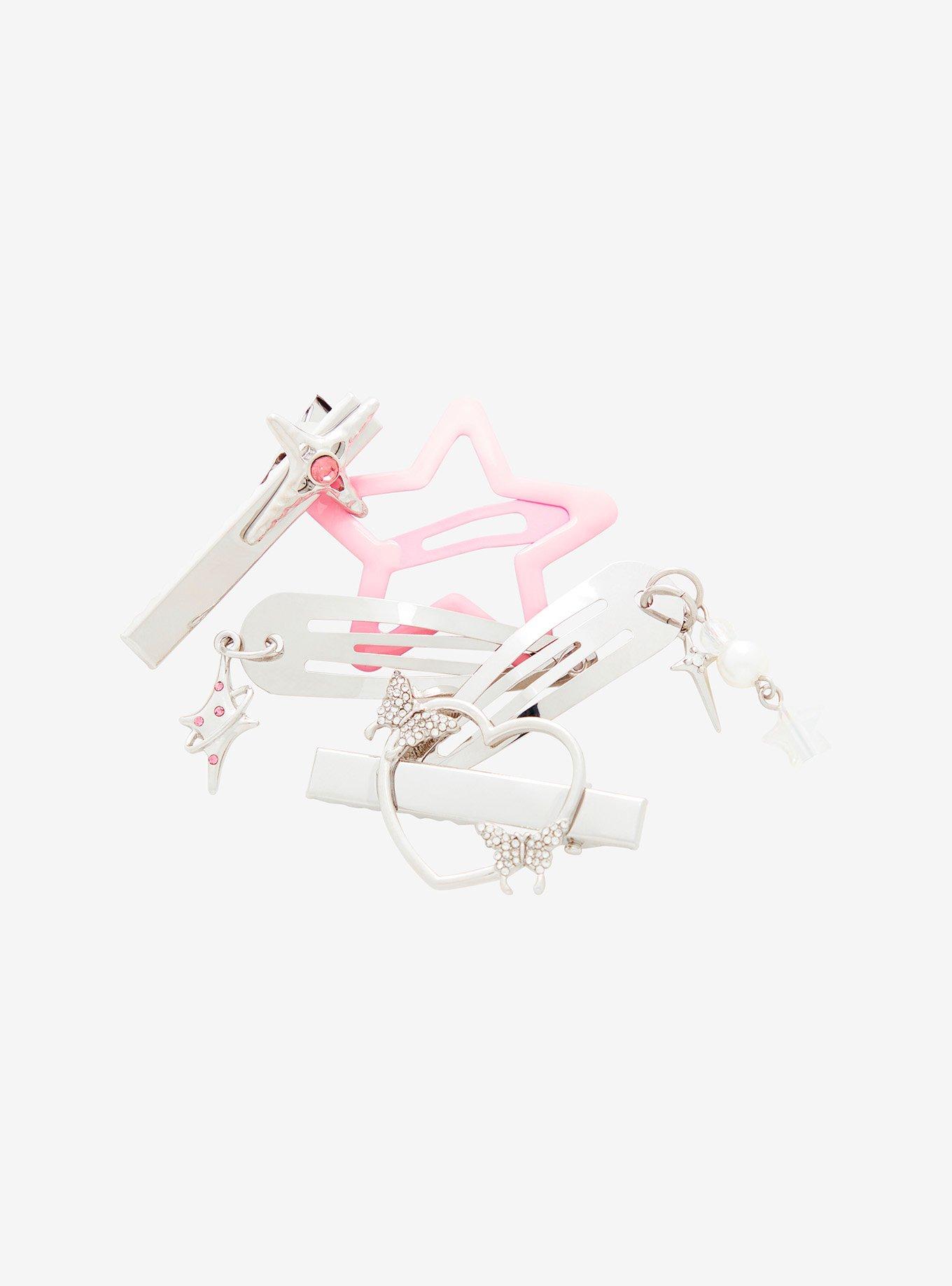 Sweet Society&reg; Pink Star Hair Clip Set, , alternate