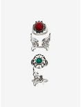 Thorn & Fable Fairy Butterfly Stone Ring Set, , alternate