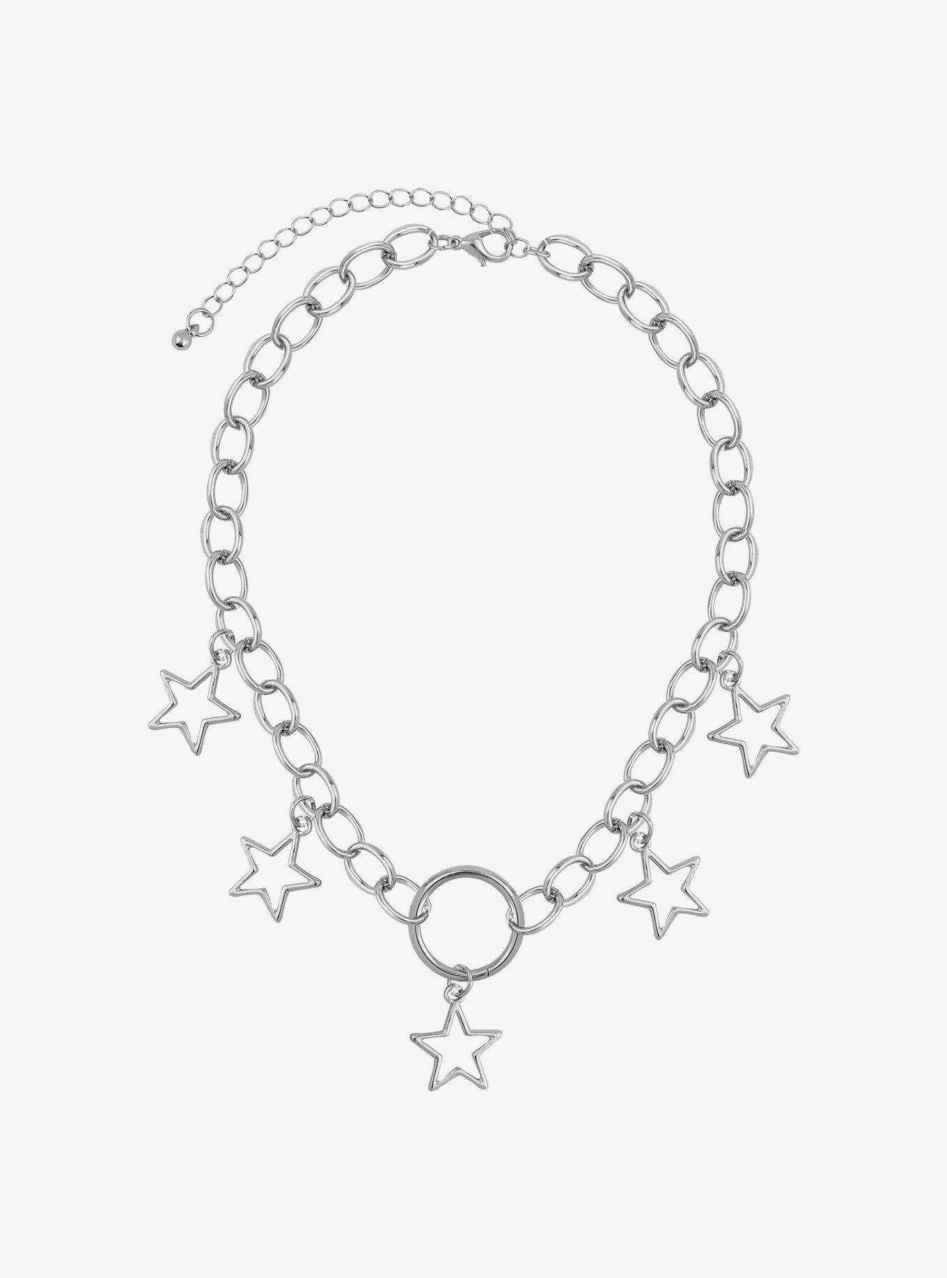 Social Collision® Star Hardware Chain Choker, , hi-res