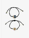 Thorn & Fable Sun And Moon Best Friend Cord Bracelet Set, , alternate