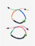 Cosmic Aura Alien Rainbow Best Friend Cord Bracelet Set, , alternate