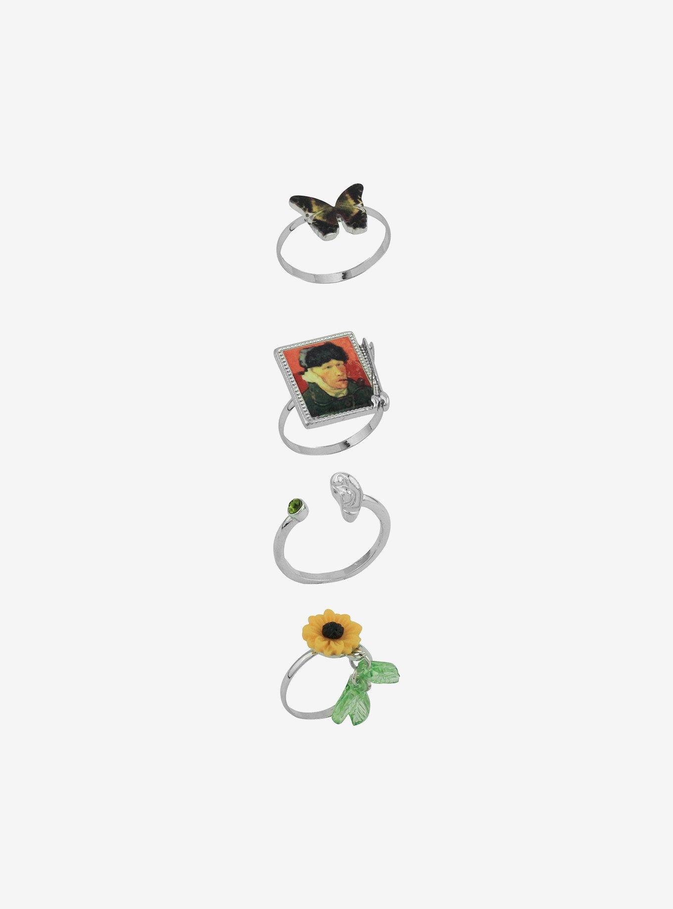 Thorn & Fable Van Gogh Painting Ring Set, , alternate