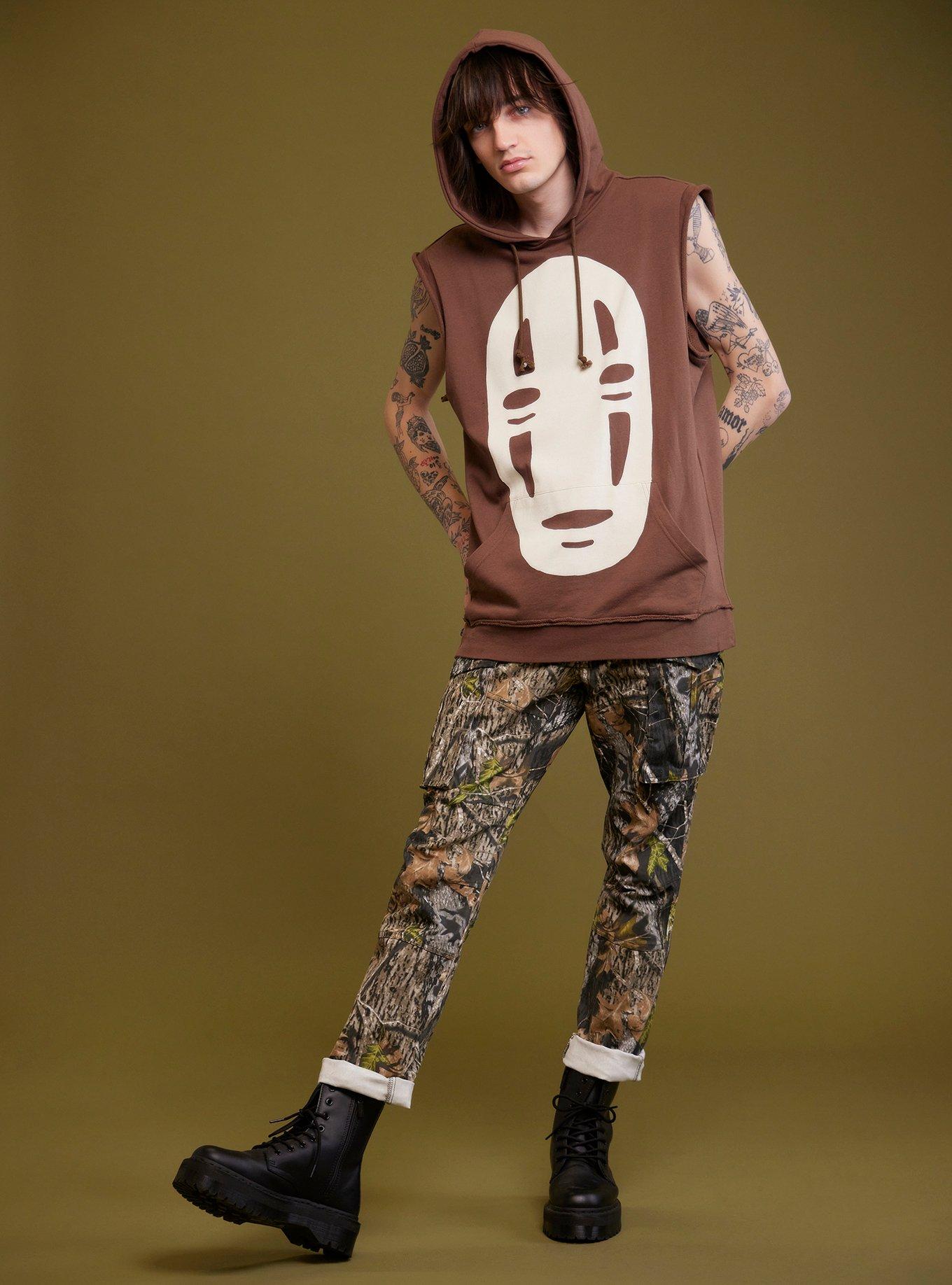 Our Universe Studio Ghibli® Spirited Away No-Face Sleeveless Hoodie, BROWN, alternate