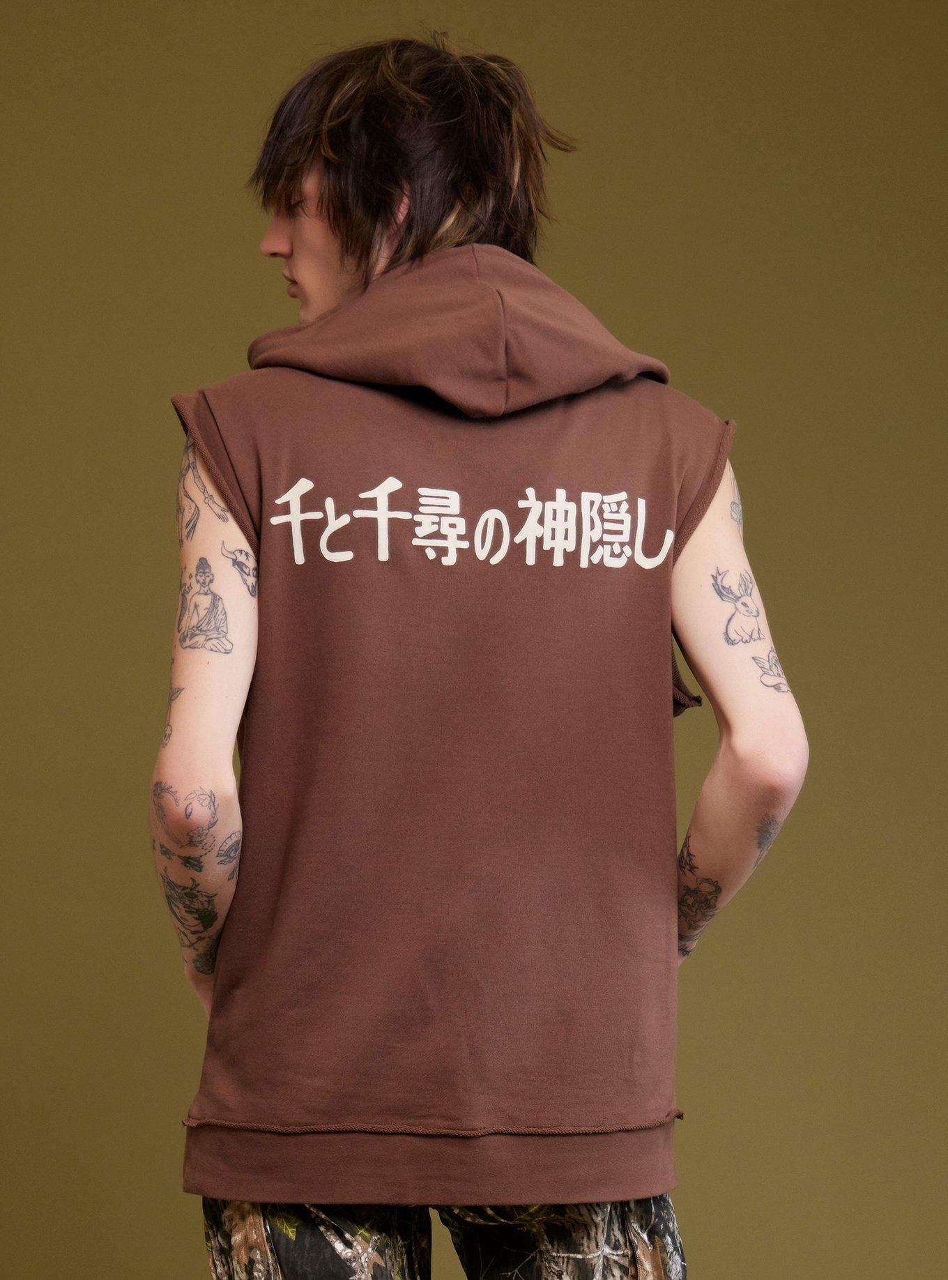 Our Universe Studio Ghibli® Spirited Away No-Face Sleeveless Hoodie, BROWN, alternate