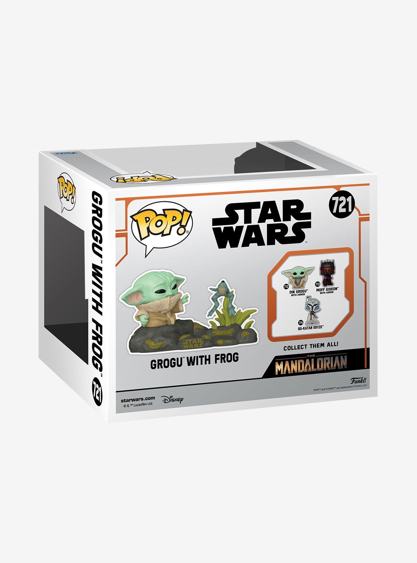 Funko Pop! Star Wars The Mandalorian Grogu with Frog Vinyl Figure