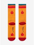 Pokémon Charmander Faces Lined Crew Socks - BoxLunch Exclusive, , alternate