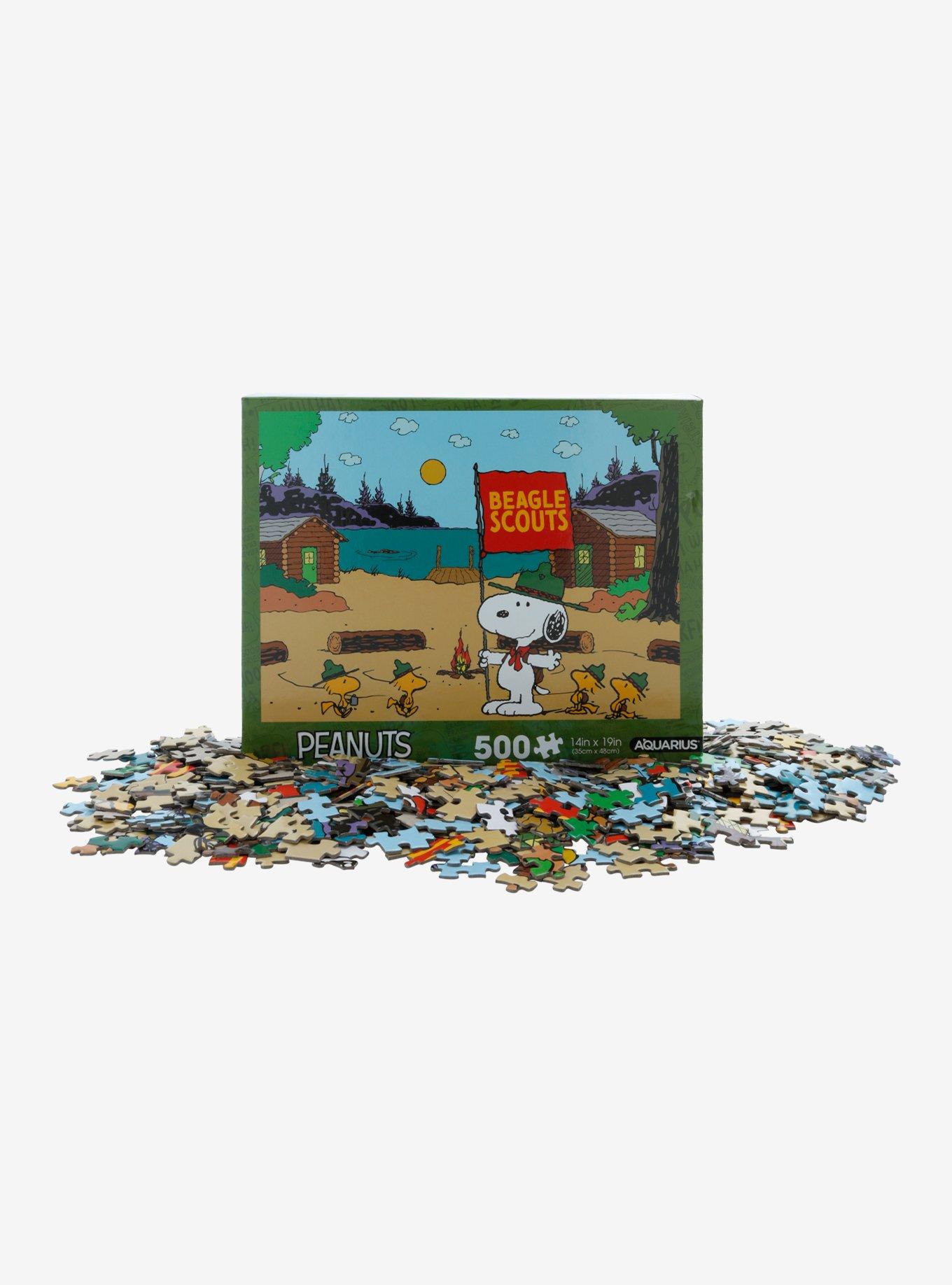 Peanuts Snoopy Beagle Scouts 500-Piece Puzzle, , alternate