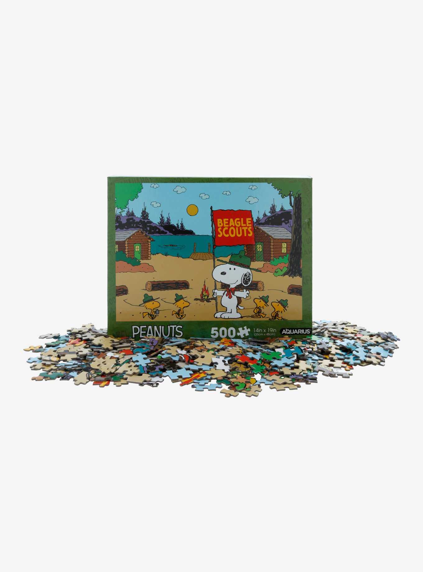 Peanuts Snoopy Beagle Scouts 500-Piece Puzzle, , hi-res