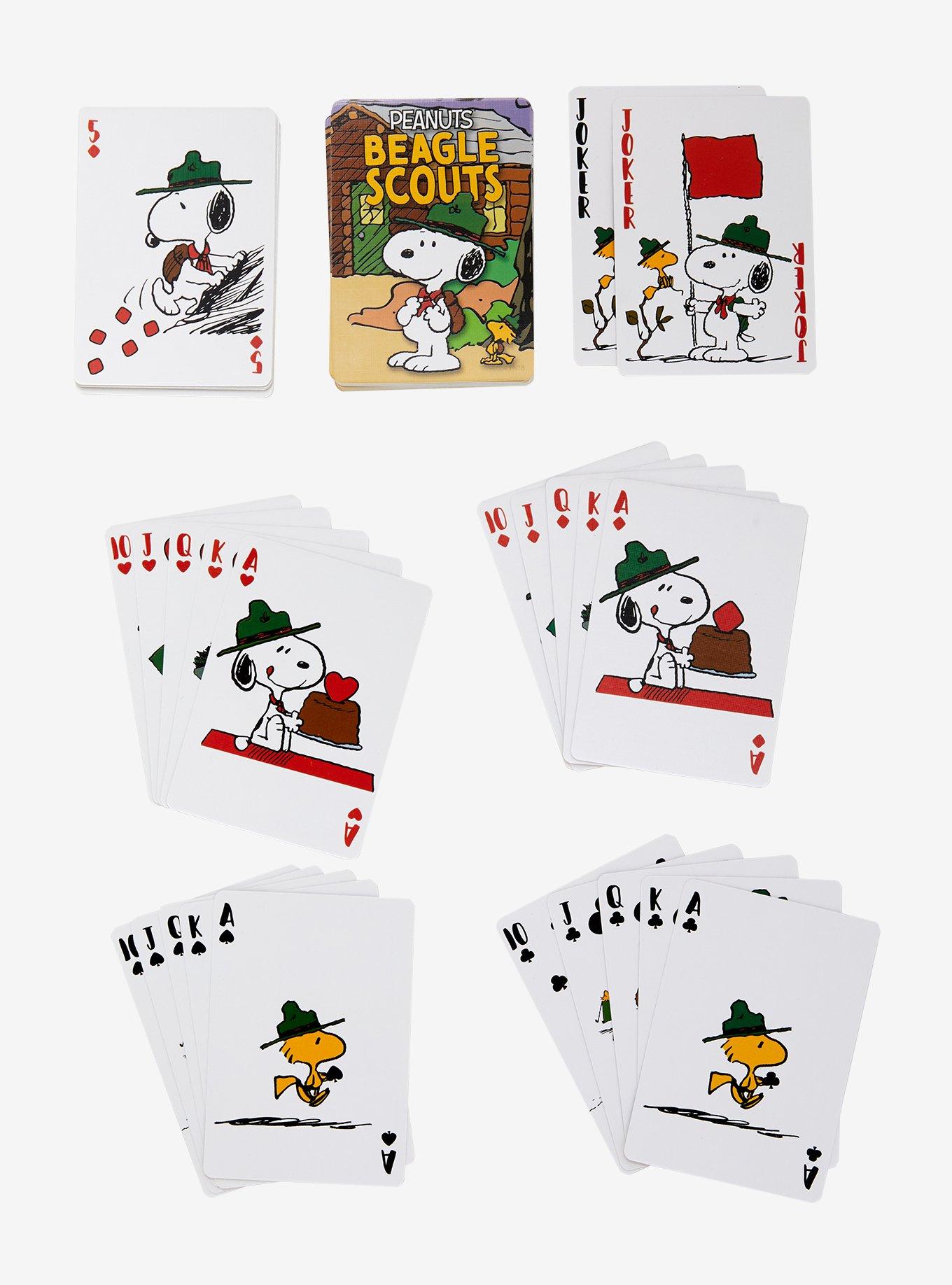 Peanuts Snoopy Beagle Scouts Playing Cards, , alternate