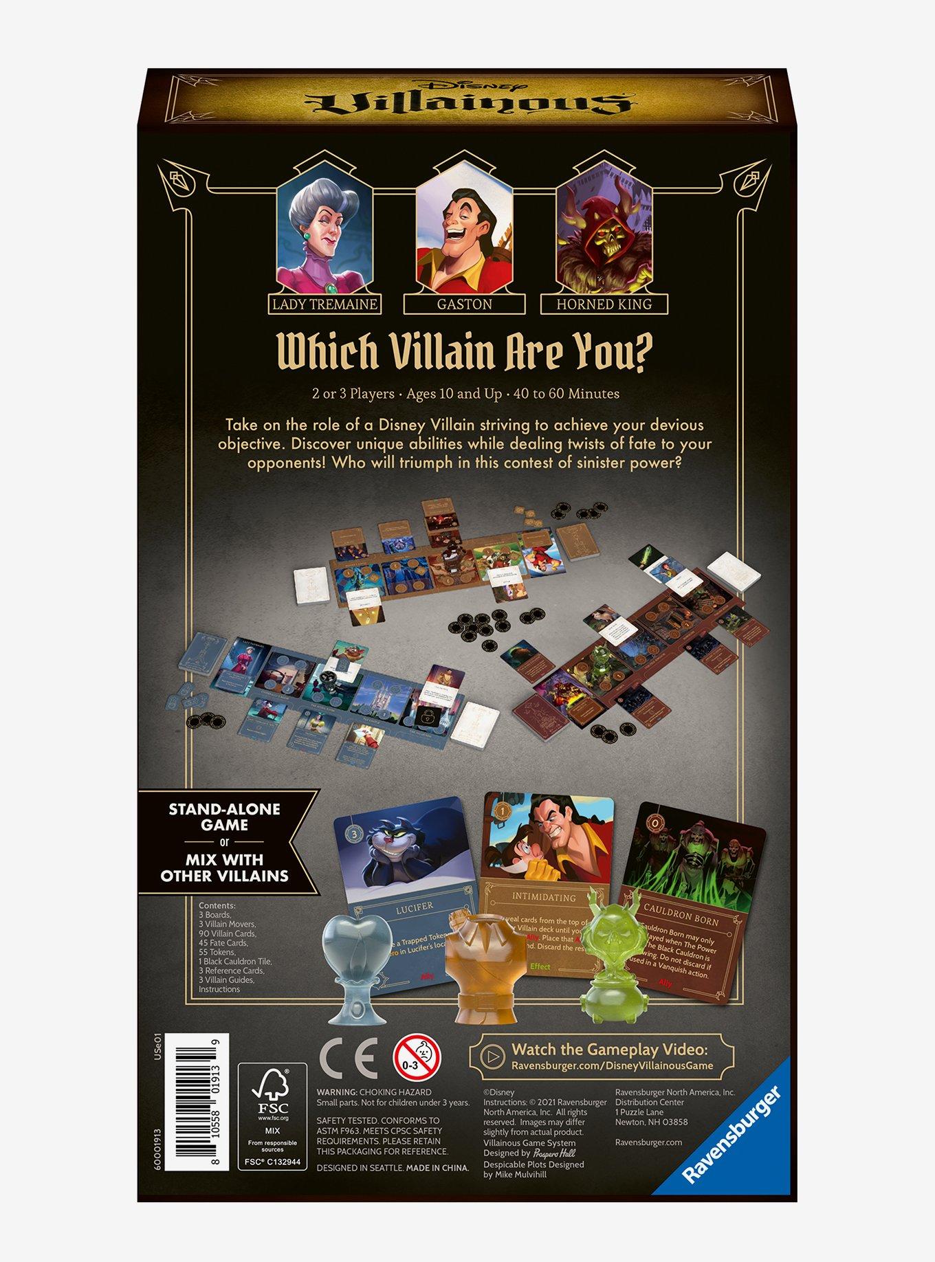 Disney Villainous Despicable Plots Board Game