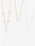 Thorn & Fable® Butterfly Bead Pearl Necklace Set, , alternate