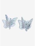 Thorn & Fable® Iridescent Butterfly Mini Hair Clip Set, , alternate