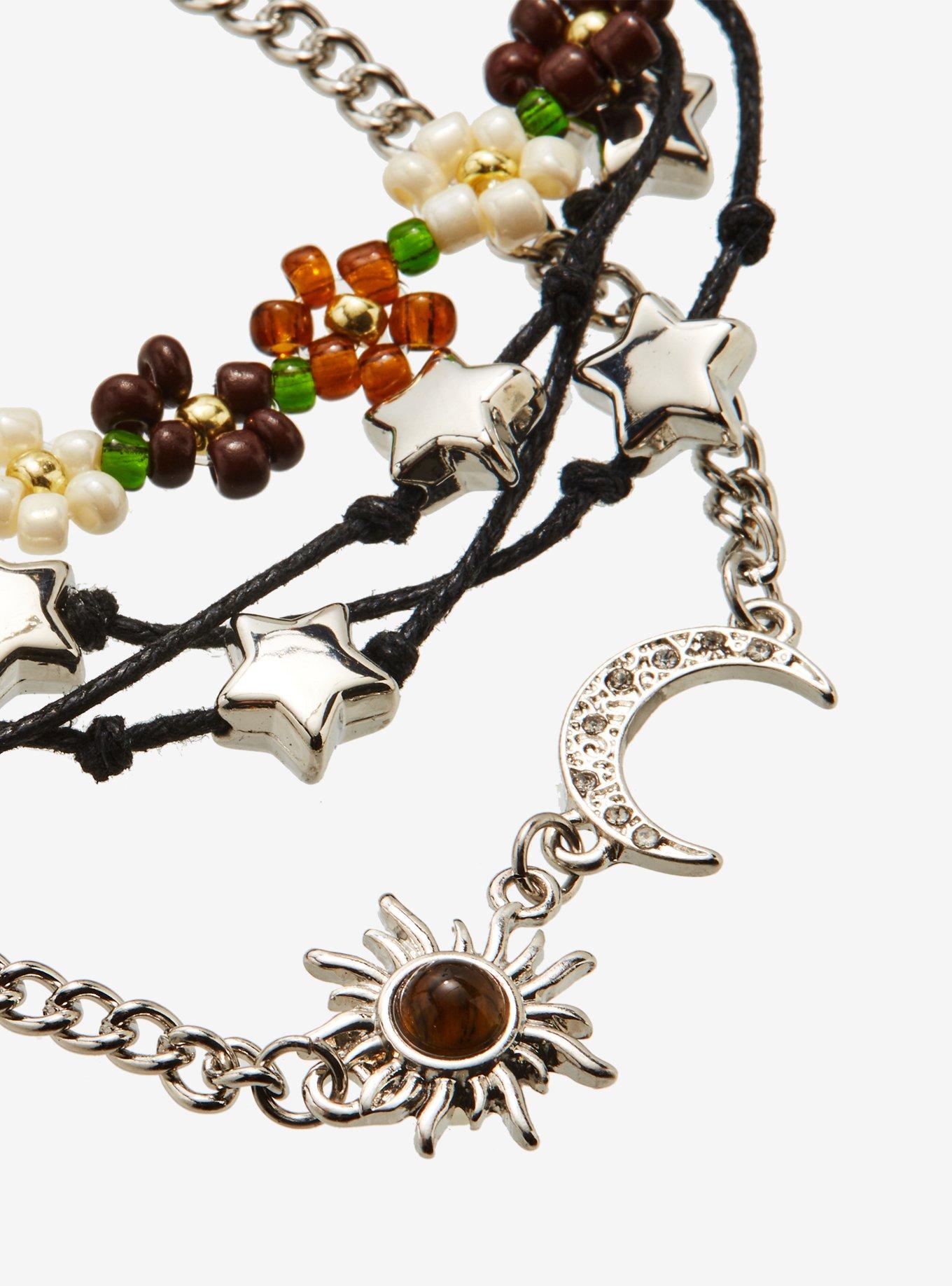Thorn & Fable Grunge Celestial Bracelet Set, , alternate