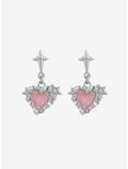 Sweet Society Heart Rhinestone Star Earrings, , alternate