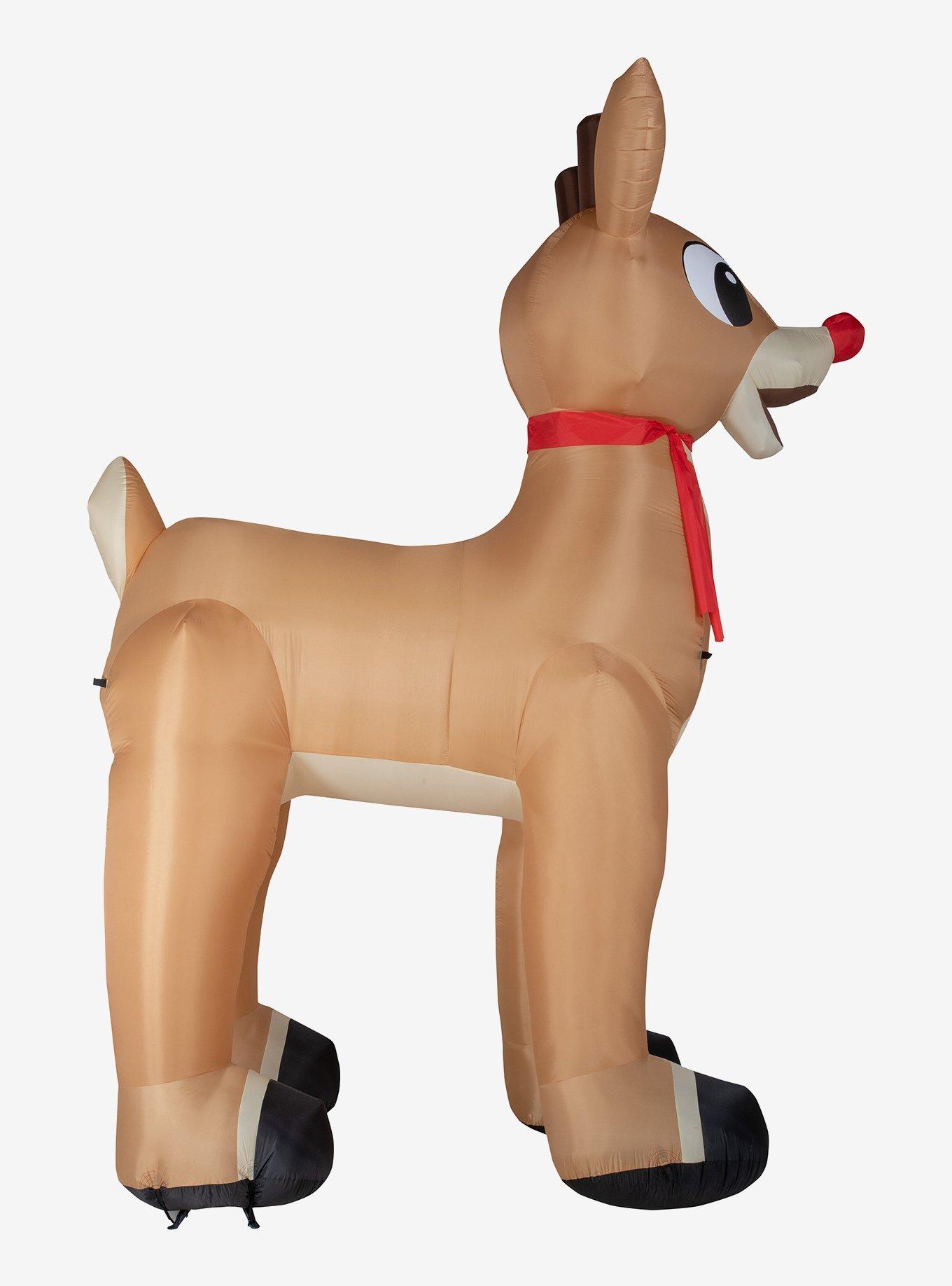 Rudolph the Red-Nosed Reindeer with Scarf Giant Airblown