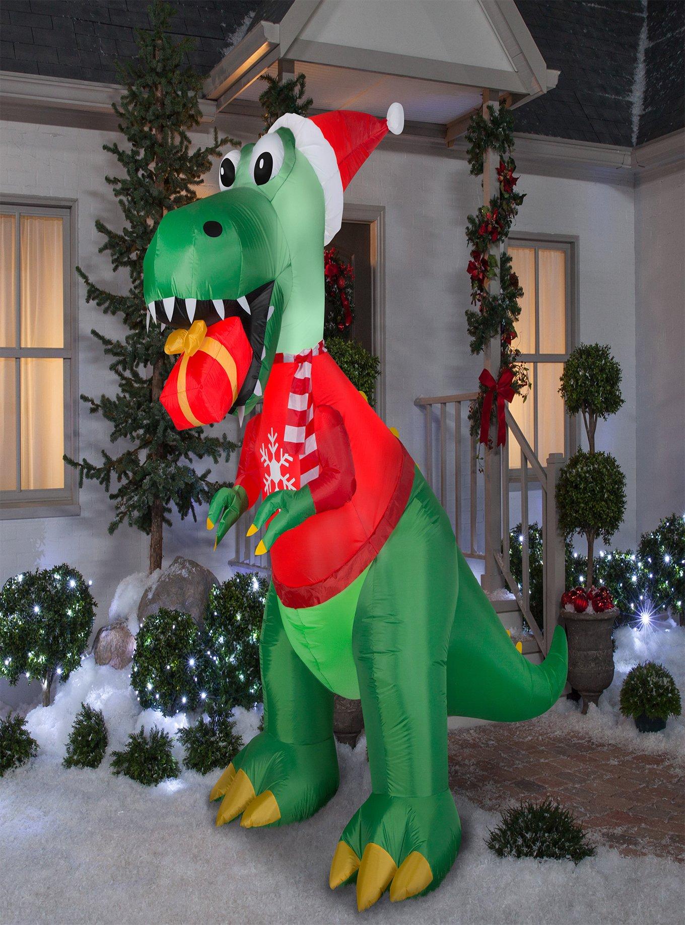 T-Rex with Gift Airblown, , hi-res