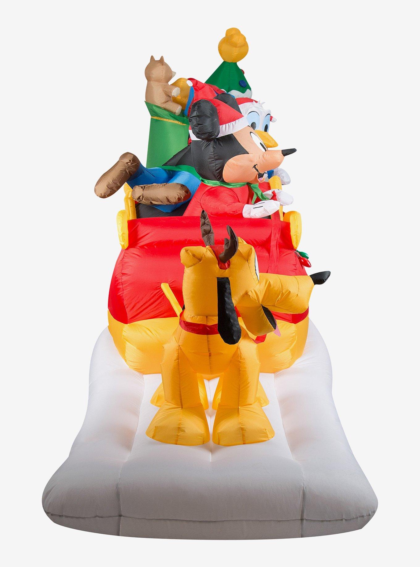 Disney Mickey and Friends Sleigh Animated Airblown, , alternate