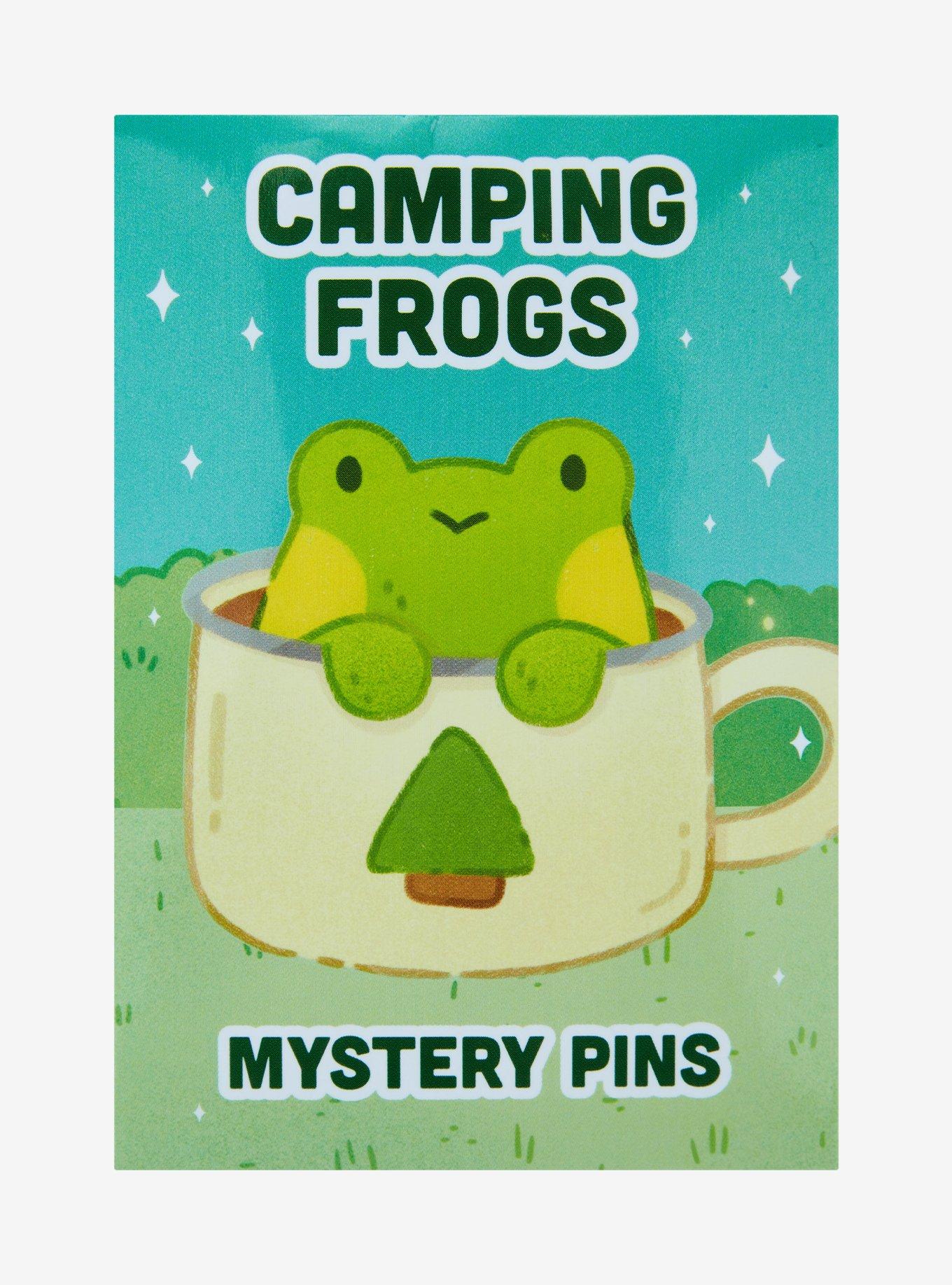 Campfire Frog Blind Box Enamel Pin By Arcasian, , hi-res