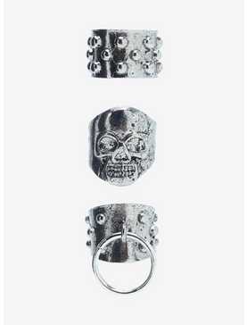Social Collision® Punk Skull Ring Set, , hi-res