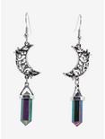 Cosmic Aura® Moon Anodized Crystal Earrings, , alternate