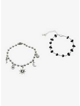 Cosmic Aura® Celestial Black Stone Bracelet Set, , hi-res