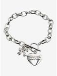 Sweet Society® Toxic Heart Toggle Chain Bracelet, , alternate