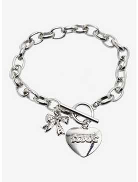 Sweet Society® Toxic Heart Toggle Chain Bracelet, , hi-res