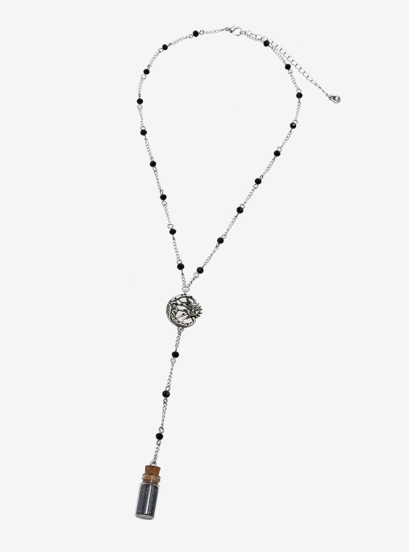Cosmic Aura® Moon Dust Celestial Rosary Necklace, , alternate