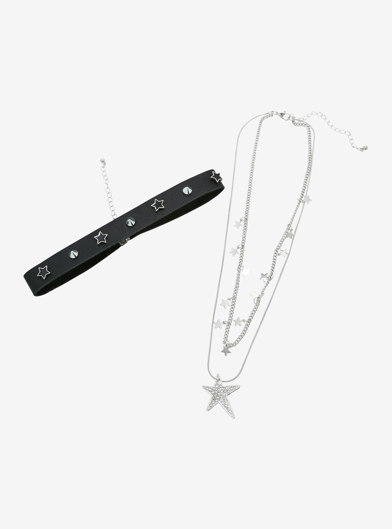 Social Collision® Star Stud Necklace Set