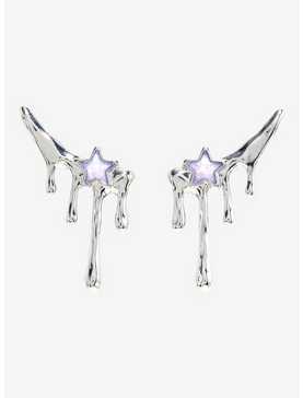 Social Collision® Dripping Star Stud Earrings, , hi-res