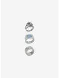 Social Collision® Futuristic Gem Stone Ring Set, , alternate
