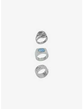 Social Collision® Futuristic Gem Stone Ring Set, , hi-res