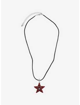Social Collision® Spiral Red Star Cord Necklace, , hi-res