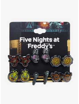 Five Nights At Freddy's 8-Bit Earring Set, , hi-res