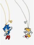 Sonic The Hedgehog Tails & Sonic Best Friend Necklace Set, , alternate