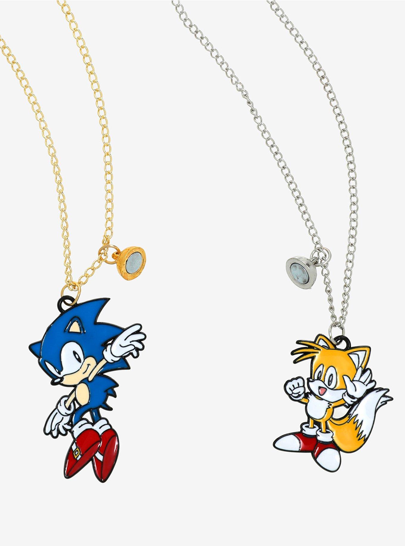 Sonic The Hedgehog Tails & Sonic Best Friend Necklace Set, , alternate