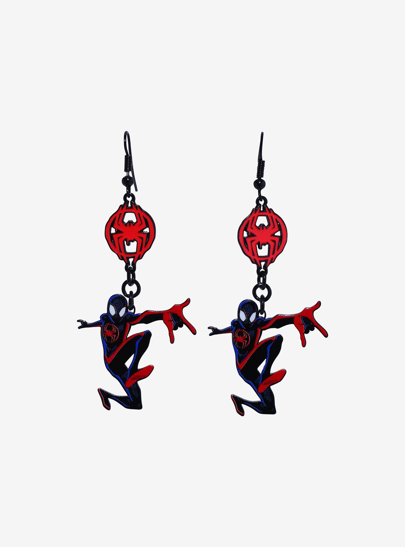 Spider-Man: Across The Spider-Verse Miles Morales Drop Earrings, , alternate
