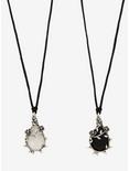 Cosmic Aura® Rose Crystal Best Friend Necklace Set, , alternate