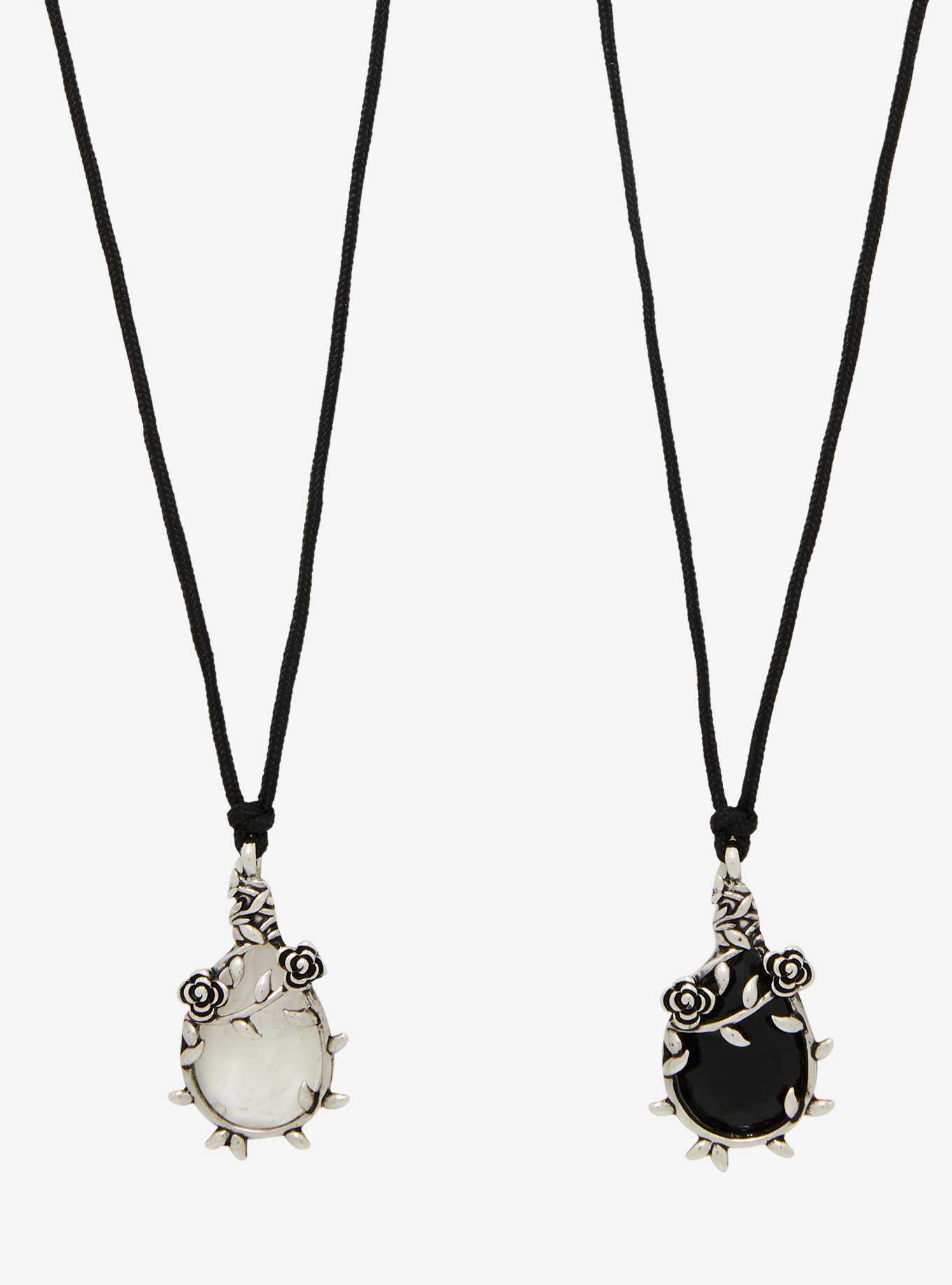 Cosmic Aura® Rose Crystal Best Friend Necklace Set, , hi-res