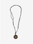 Thorn & Fable Skull Circular Stone Necklace, , alternate