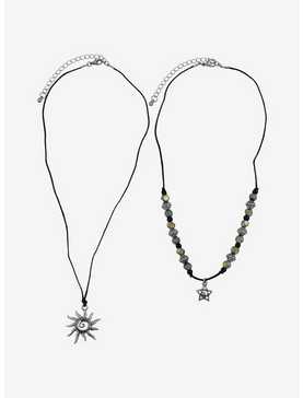 Thorn & Fable Sun & Star Cord Necklace Set, , hi-res